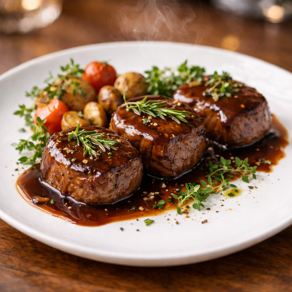 Demi Glace Soslu Bonfile 3 Kişilik